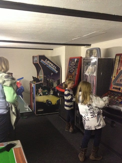 Games room at the manor