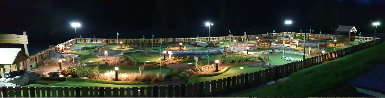 Adventure golf on the park