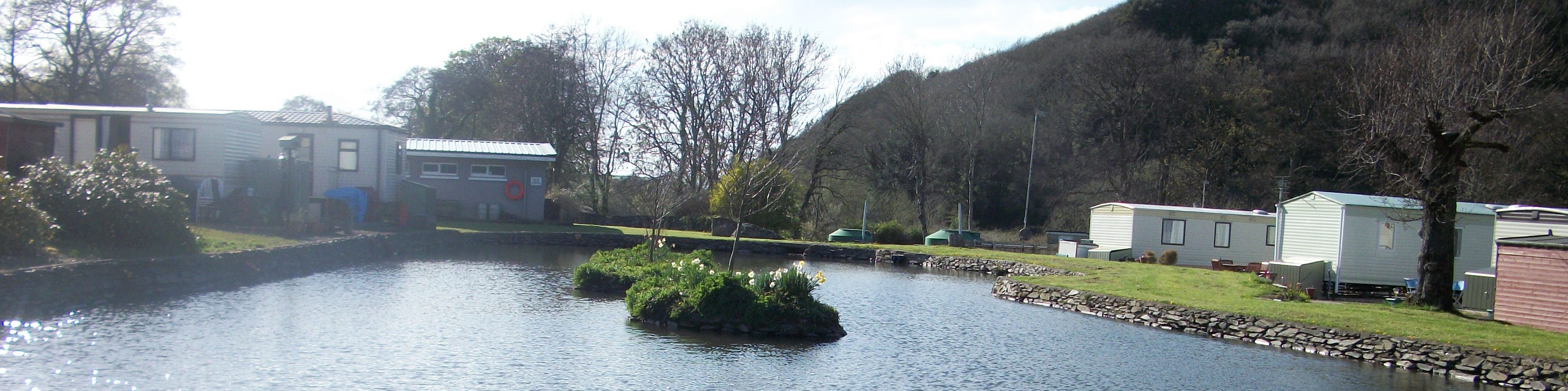 Water and woodland on the estate