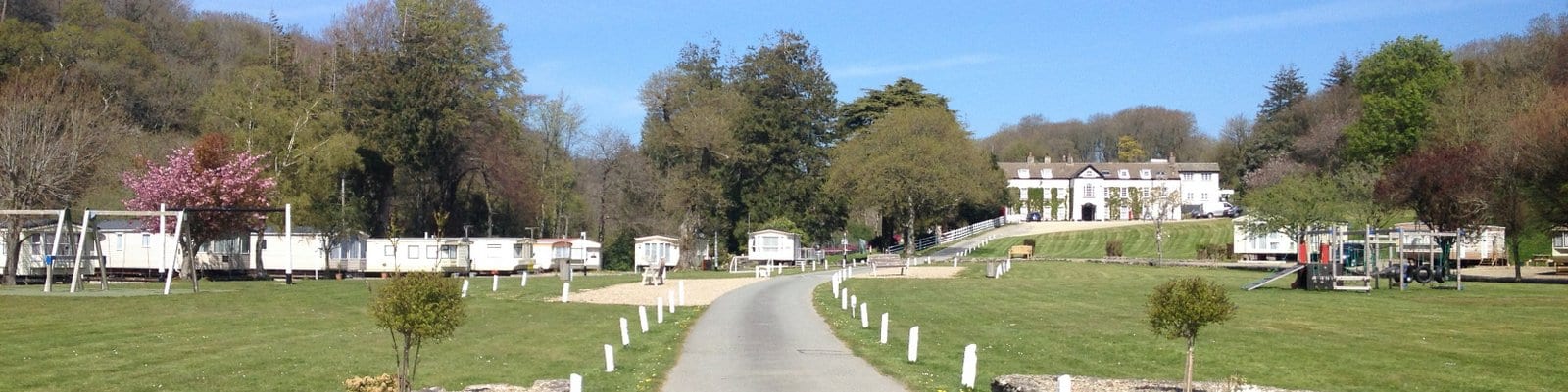 Static caravan park at Llwyngwair